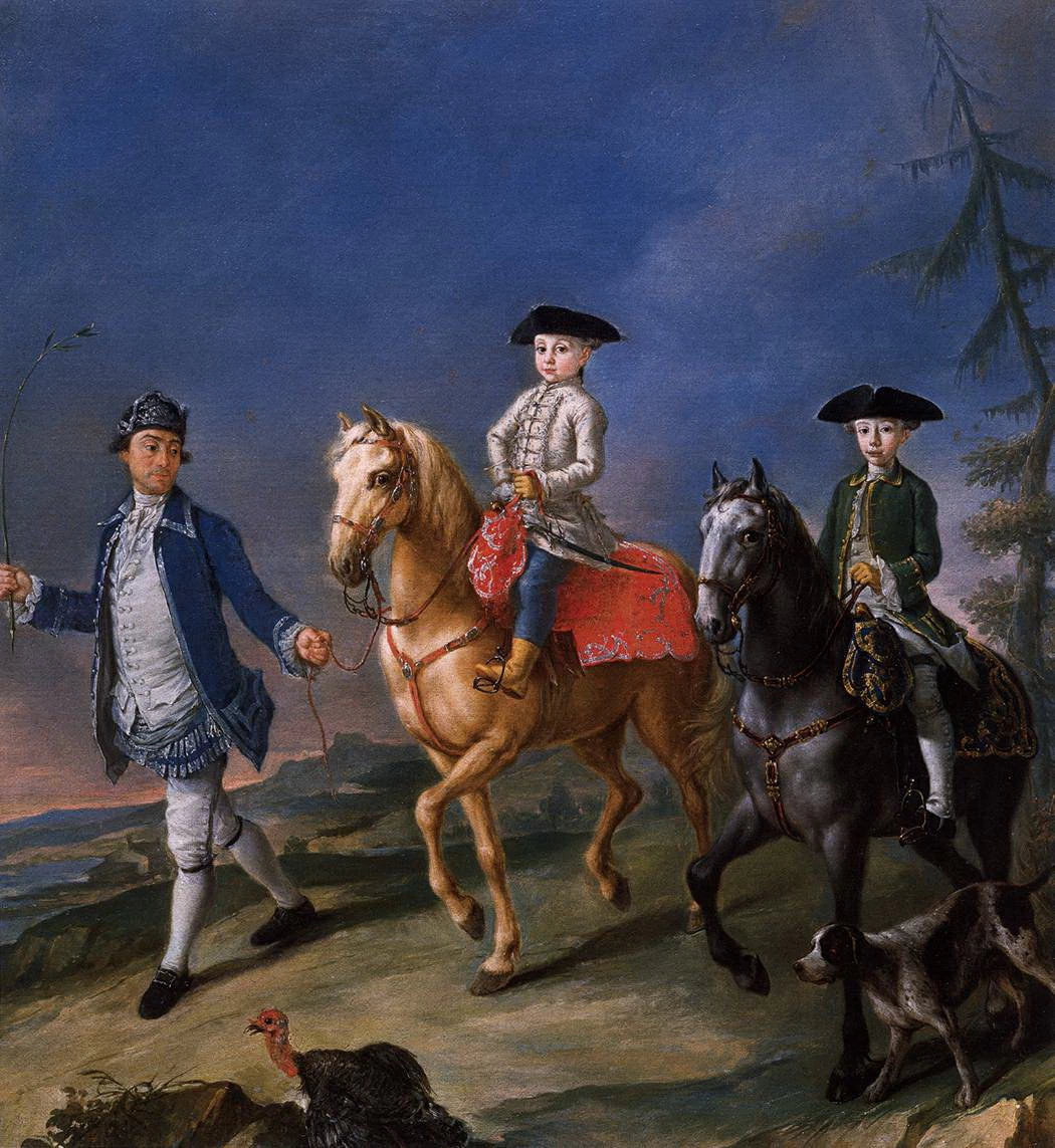 Passeggiata a cavallo - Museo del Settecento Veneziano, Ca' Rezzonico, Venezia